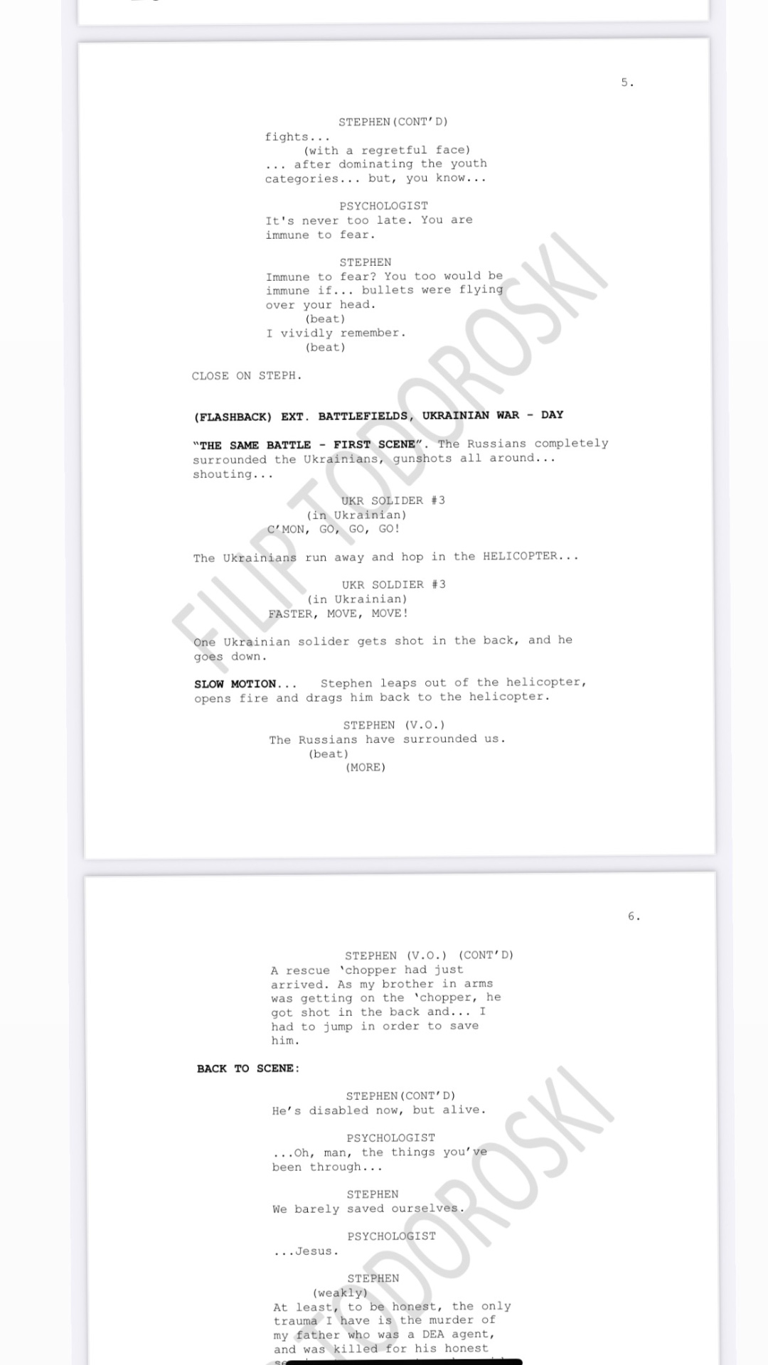 Script sample page 3
